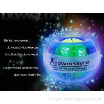 LED Speed Meter Gyroscope Strengthener Power Force Wrist Ball (P3200)